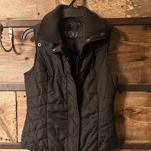 Outer Edge Black Puffer Vest